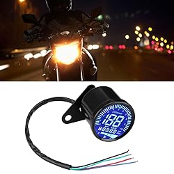 Qiilu Universal Motorcycle LED Digital