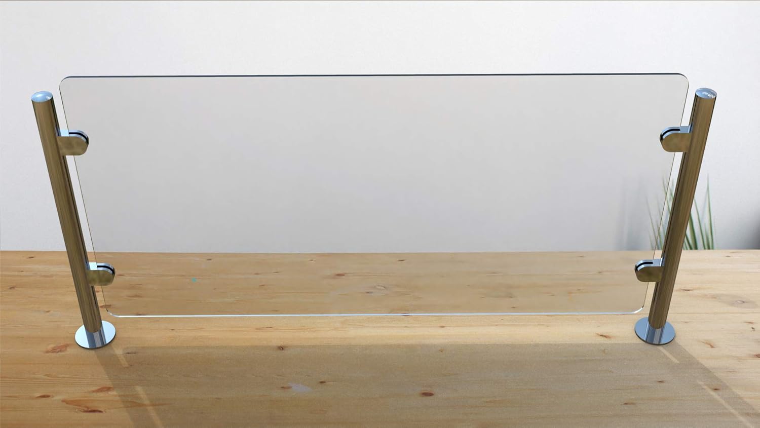 Countertop Reception Front Desk Acrylic Glass Sneeze Guard