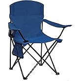 SAILARY Folding Camping Chair with Cup Holder & Side Storage Bag, 300lb Capacity, Lightweight 5.5lbs Portable for Beach, Picnic, Sport, Cyan