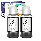 Topcolor 31 32XL Black Ink Bottles Set Compatible