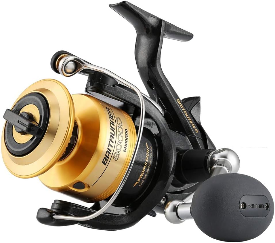 Hronyenorts 100% Original Baitrunner 4000D 6000D 8000D Saltwater Spinning Fishing Reel 4.8:1 Gear Ratio 3+1 Bearings Fishing Tackle
