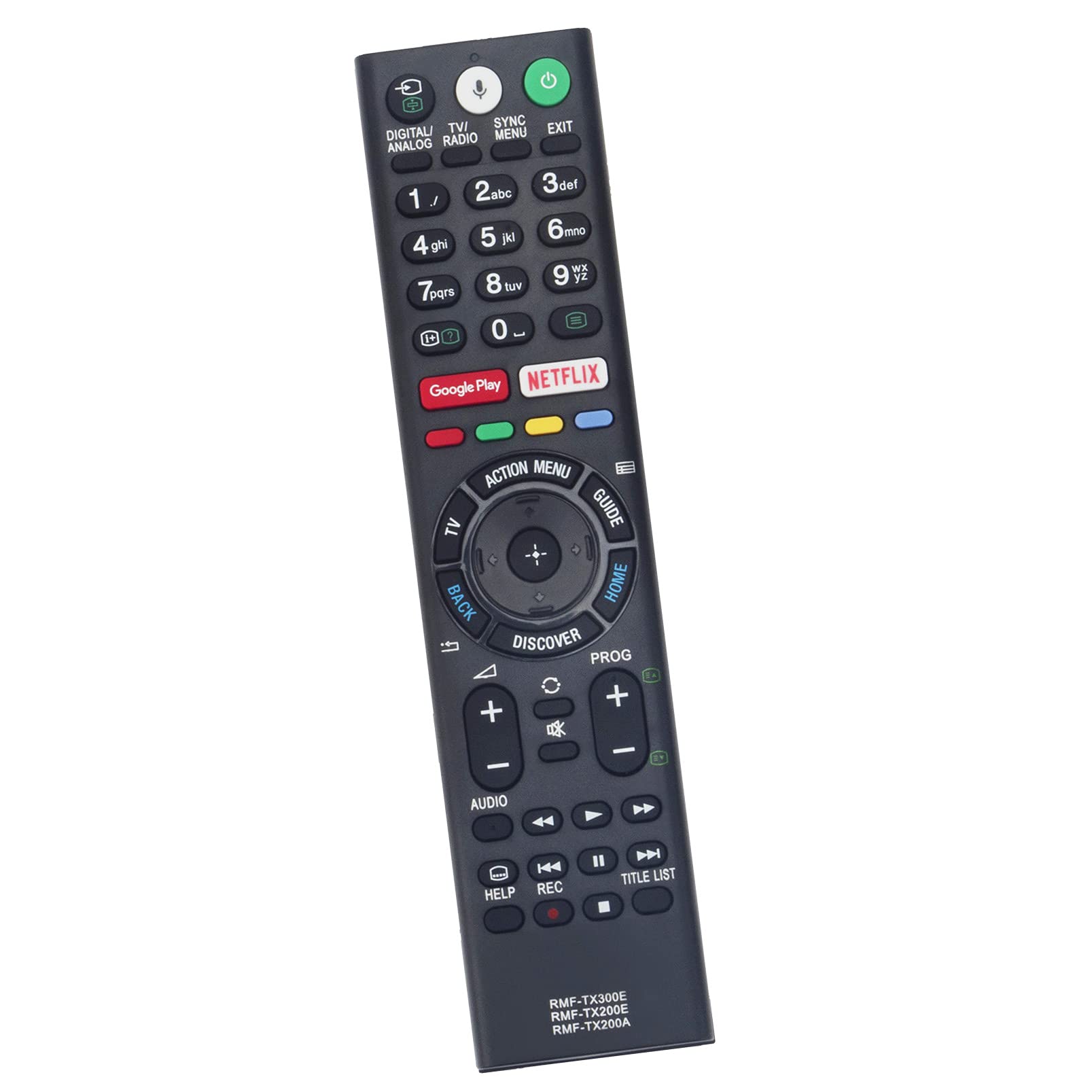ALLIMITY Remote Control Replace fit for Sony 4K Bravia TV RMF-TX300E RMF-TX200E RMF-TX201E RMF-TX200A