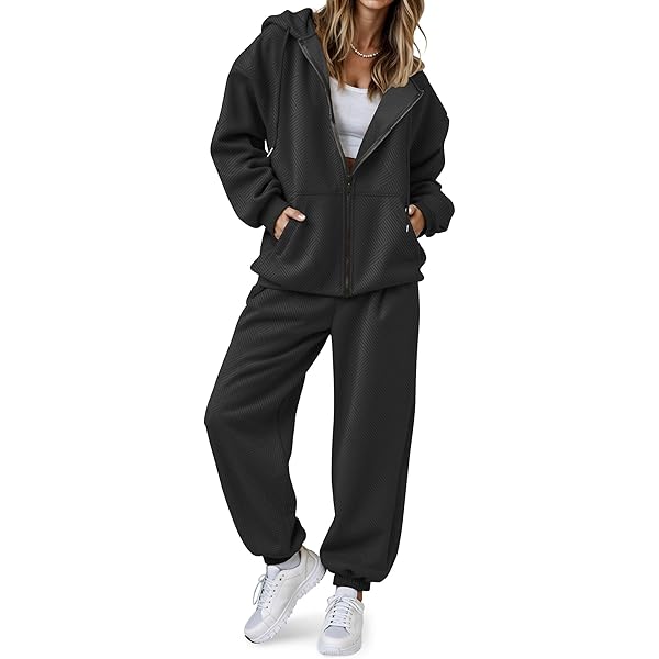 Amazon.com: Two Piece Outfits For Women Fall Sweatsuit Hoodies