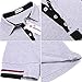 Hotouch Mens Summer Fashion Casual Button Down Polo Shirts Green Polo T Shirts (Gray L)