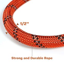 Taglory Rope Dog Leash 5 FT with Comfortable Padded