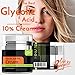 Glycolic 10% Cream – with Antioxidants, Hydrated Collagen, Olive Oil, for anti-aging fine lines, wrinkles, pores, hyperpigmentation, dry skin – fades dark spots, removes dead skin cells