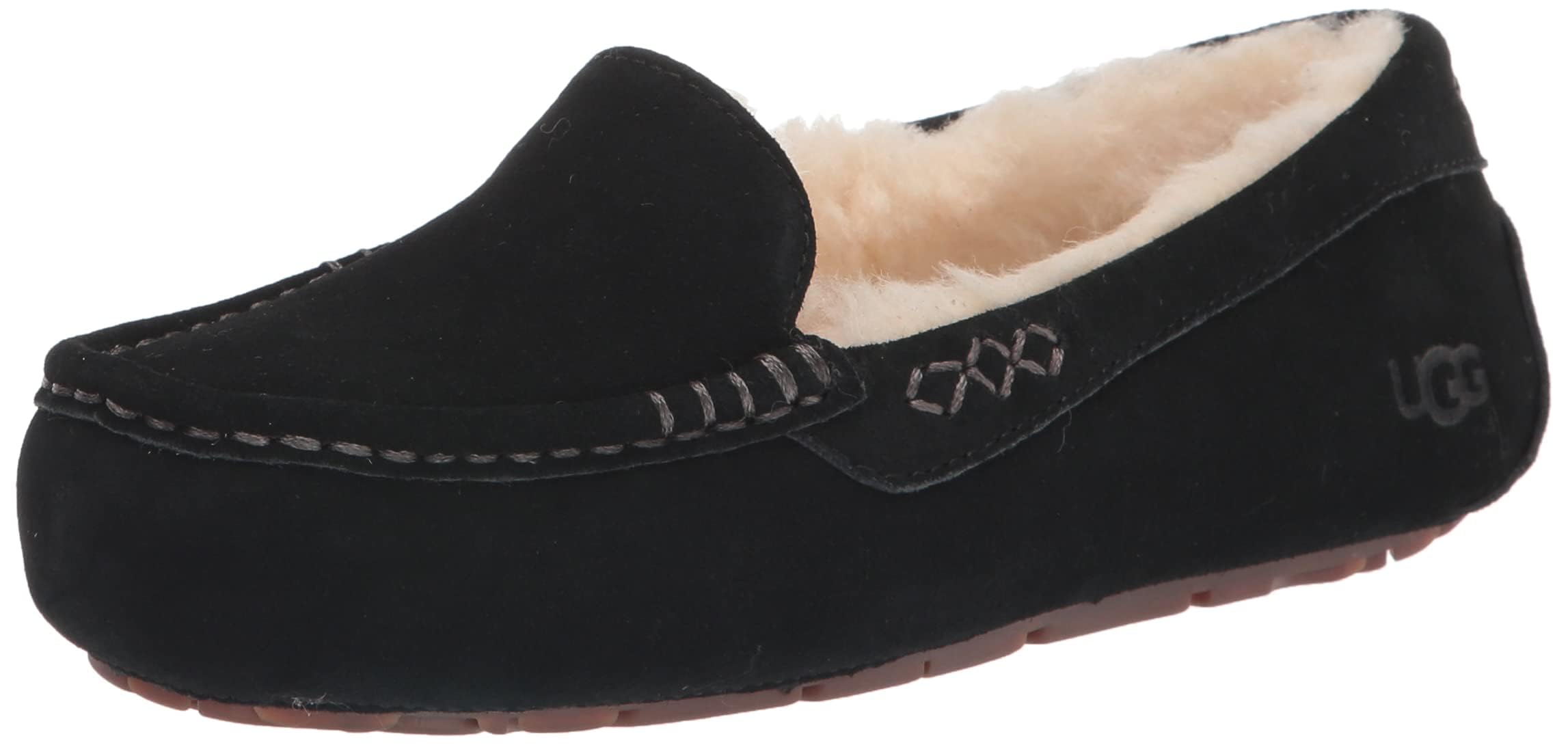 Ugg Slipper Ansley Women, negro, 6 de ancho