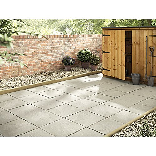 Marshalls Pendle Buff Paving Slab 450mm x 450mm x 32mm Practical