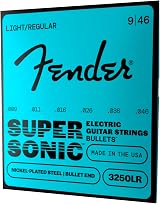 Fender 3250LR Super Bullets Nickel-Plated Electric Guitar Strings .009-.046 (6) view 3