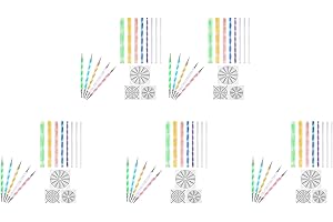 Cenroelon 80 Pcs Mandala Dotting Tools for Painting Rocks Mandala Stencils Kit Ball Stylus Clay Sculpting Carving Tools