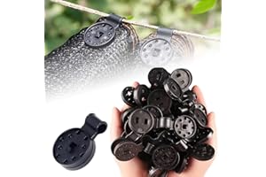 REWDUT Shade Cloth Heavy Duty Lock Grip, 2025 New Shade Tarp Clip, Greenhouse Shade Cloth Fix Clamp, Windproof Awning Clamp Grip Tarp Clips (20 pcs)