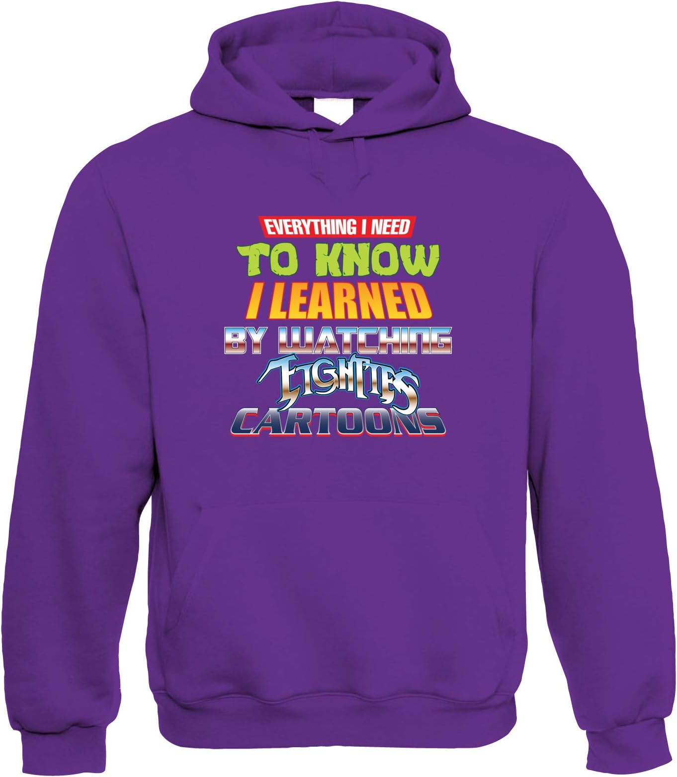 80s Cartoons, Retro Throwback Hoodie | Teenage Ninja Thunder Turtles Eighties Transformer | Timeless Retro Vintage Iconic Seminal Memorable | TV & Movie Gift Him Her Birthday