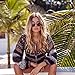 Vovotrade Fashion Womens Summer Boho Long Sleeve Casual Blouse Loose Tops T Shirt (M, Coffee)