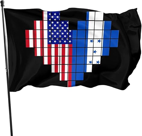 Amazon Com A13udq 1 Outdoor Flags American Flag Honduras Flag