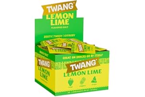 Twangerz Snack Topping, Lemon Lime, 1 Gram Packets (Pack of 200)