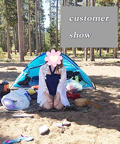 ELOVER Women Halter One Piece Swimsuit Criss Cross Bikini Swimwear Backless Bathing Suit