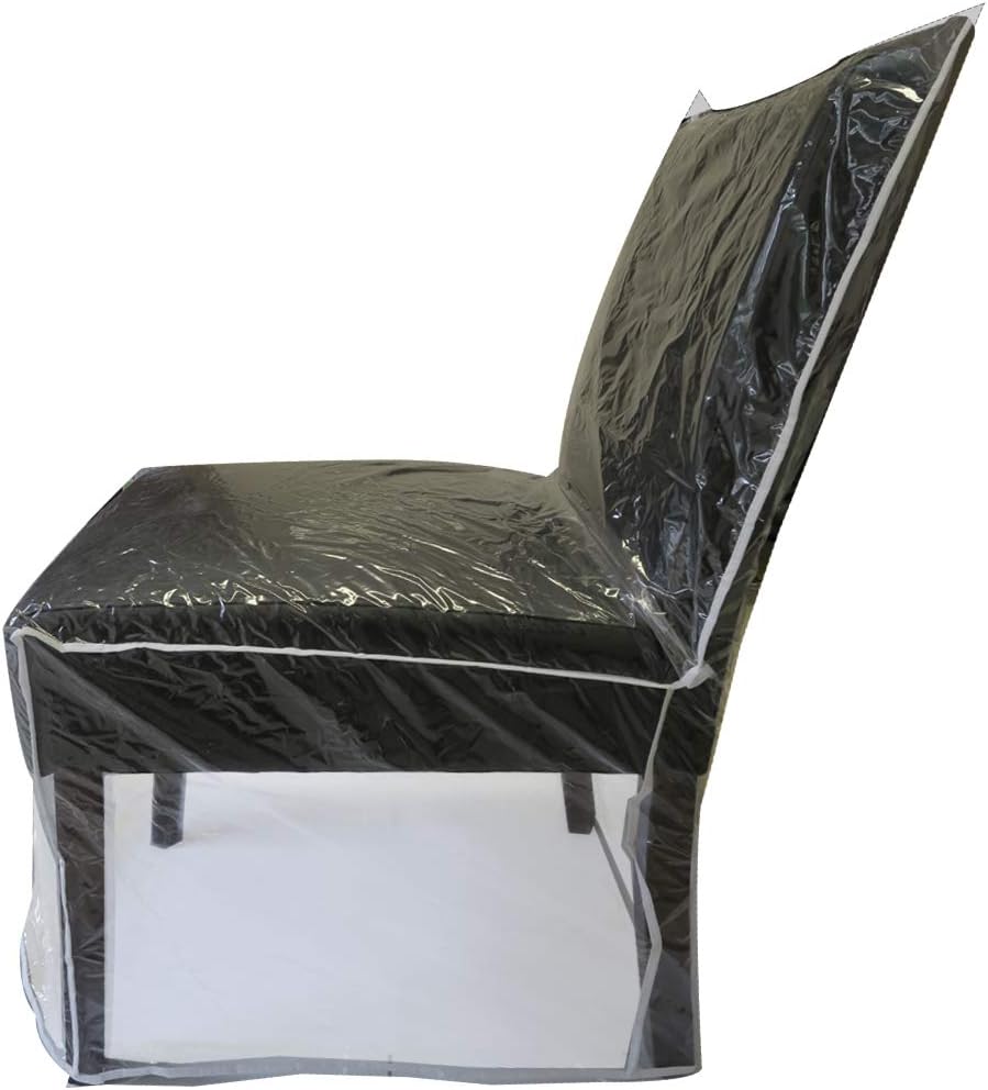 Evelots Dining Room Chair Protector-Clear-No Dust/Spill/Pet Hair/Pet Claws-Set/4: Home & Kitchen