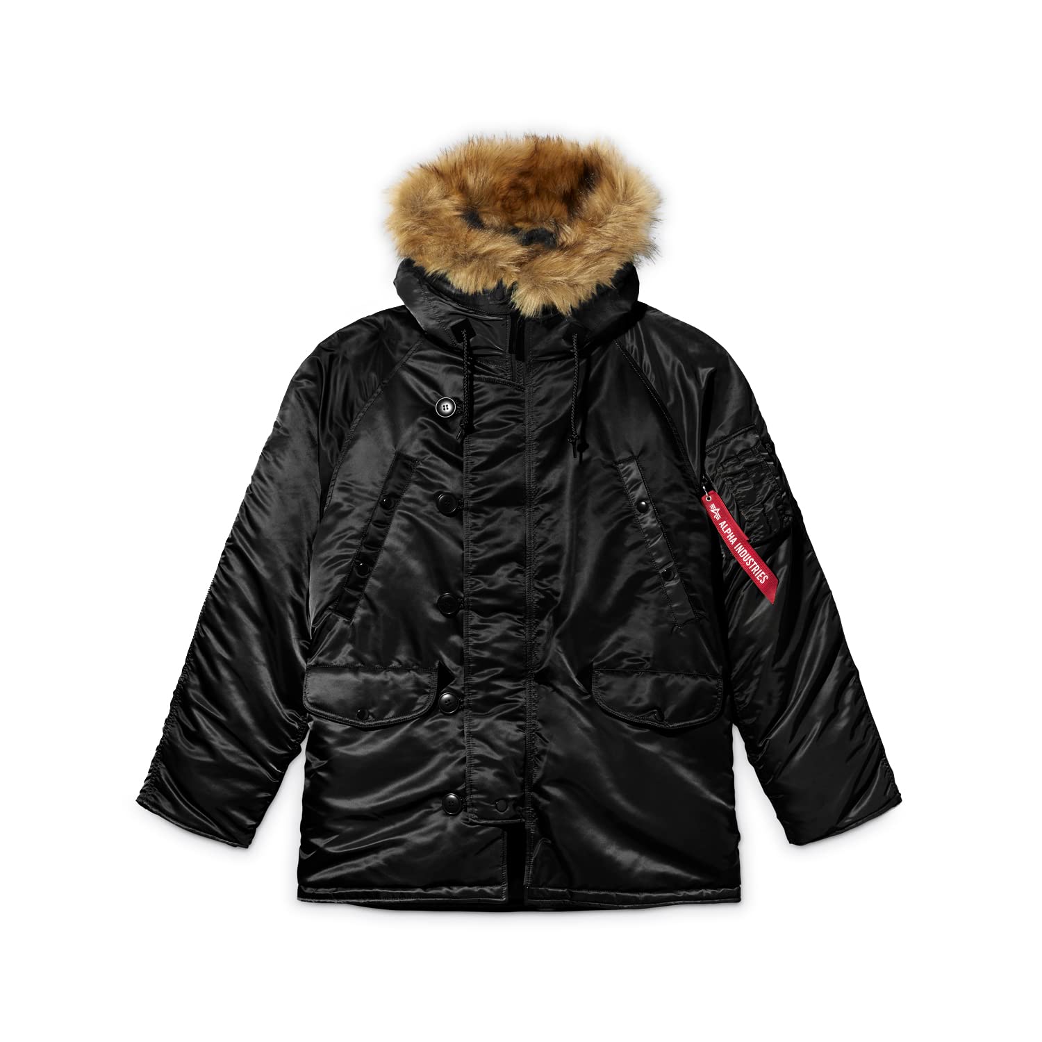 Photo 1 of Alpha Industries Men's N-3B Parka,Black,Large