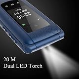uleway Big Button Unlocked Flip Phone for Elderly 2G SOS 1000mAh Torch FM view 4