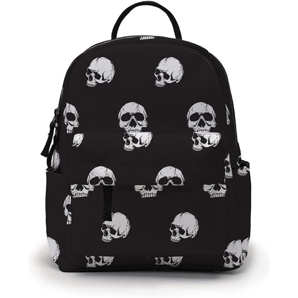 Amazon.com: Grey Skull Backpack for Girls Boys Kids  display picture 1