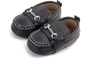 QIETION Baby Boys Girls Oxford Shoes PU Leather Soft Sole Sneakers Anti-Slip Toddler Ankle Boots Infant Walking Shoes