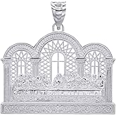 Fine Sterling Silver Last Supper Pendant