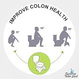 ATEK Bathroom Toilet Stool Squatting Potty Anti Slip Durable Medical Plastic view 7