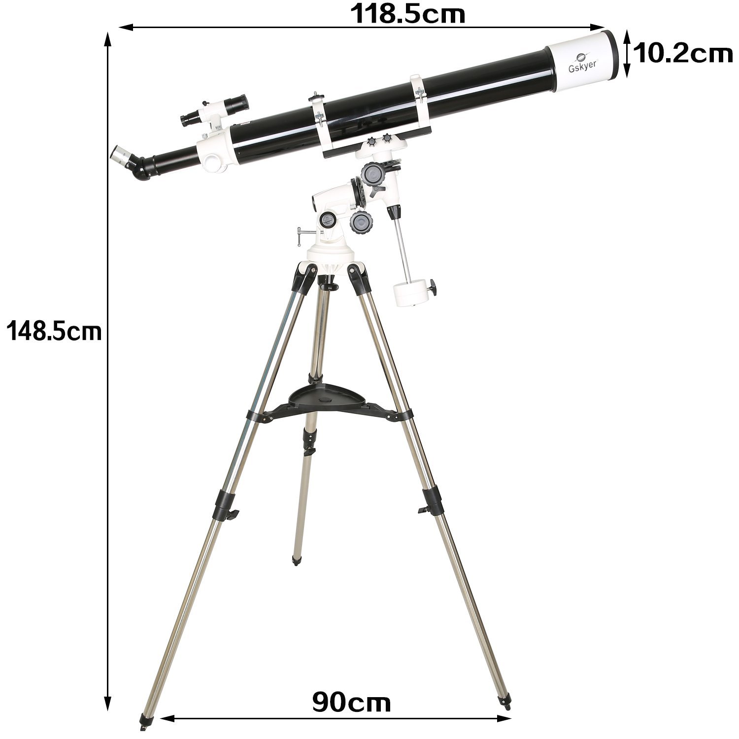 Gskyer Telescope, EQ901000 Astronomy Telescope, German Technology