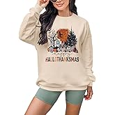 GLIGLITTR Women Happy Hallothanksmas Sweatshirt Halloween Skeleton Shirt Long Sleeve Pumpkin Turkey Pullover Top Fall Outfit