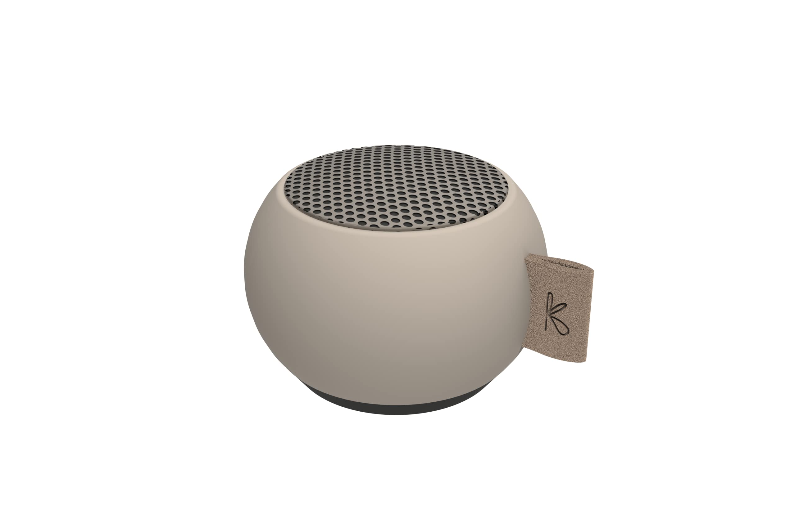 Photo 1 of KREAFUNK aGO mini Portable Bluetooth Speaker, Water Resistant (IPX5), Up to 12 Hours of Wireless Play, Stereo Sound, Wireless Speaker for Indoor and Outdoor (Beige)