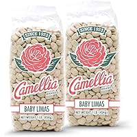 Camellia Brand Dry Baby Lima Beans, 1 Pound (Pack of 2)