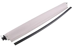 moseiny 25964410 Sunroof Sun Roof Curtain Shade Cover Compatible for Cadillac SRX 2010-2018 Panoramic Sunshade Roller Shutter with 2 Clips Gray 19207926 19207927 25964409