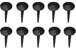 Black Wrought Iron Clavos Nails 4 3/4" Long Large Decorative Clavos Black Powder Coated Home Farmhouse Nails for Wooden Barn Door, Gate, Window or Shutters Renovators Supply Manufacturing Pack of 10