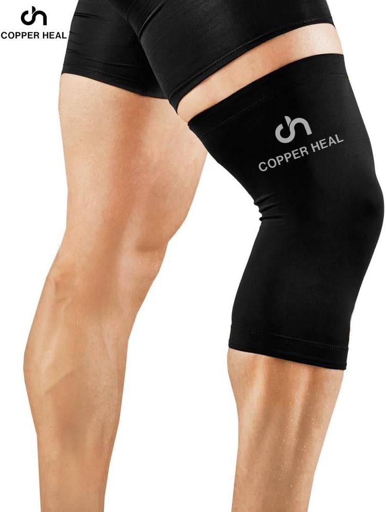 COPPER HEAL Knee Support for Women & Men, Highest Copper Infused Content Knee Braces for men
