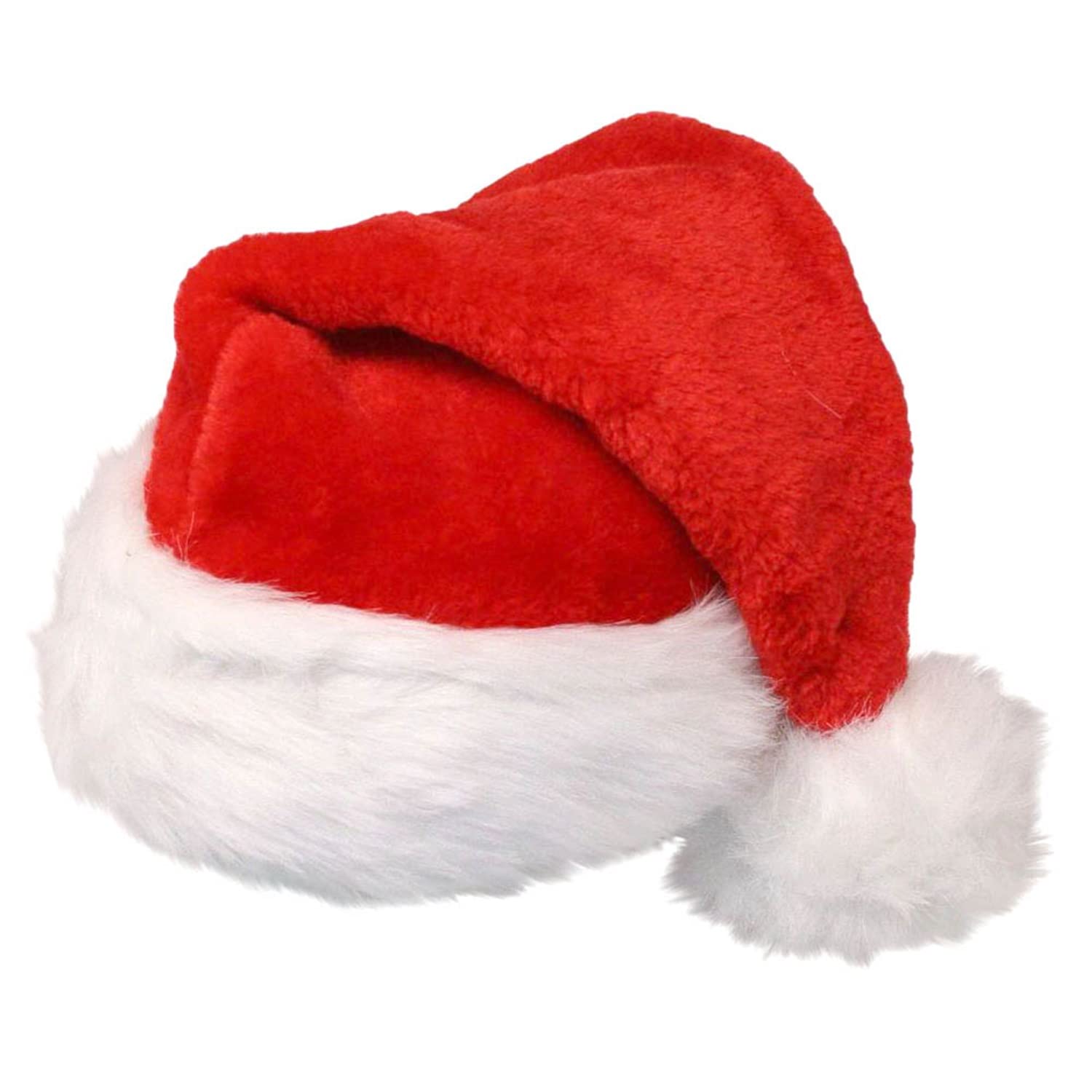 Deluxe Quality Father Christmas Santa Hat Xmas Fancy Dress Accessories Stocking Fillers Christmas Gifts