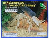 IQ Assembling Products Series Balsa Wood 3D Puzzle Triceratops