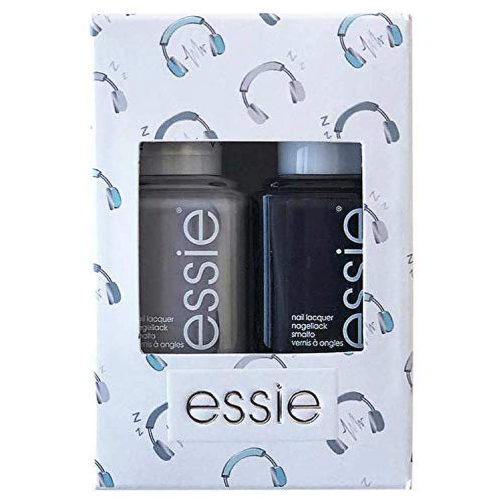 essie Press Pause Greys Nail Polish Duo Kit, 686 on mute/683 press pause, 2 x 13.5 ml
