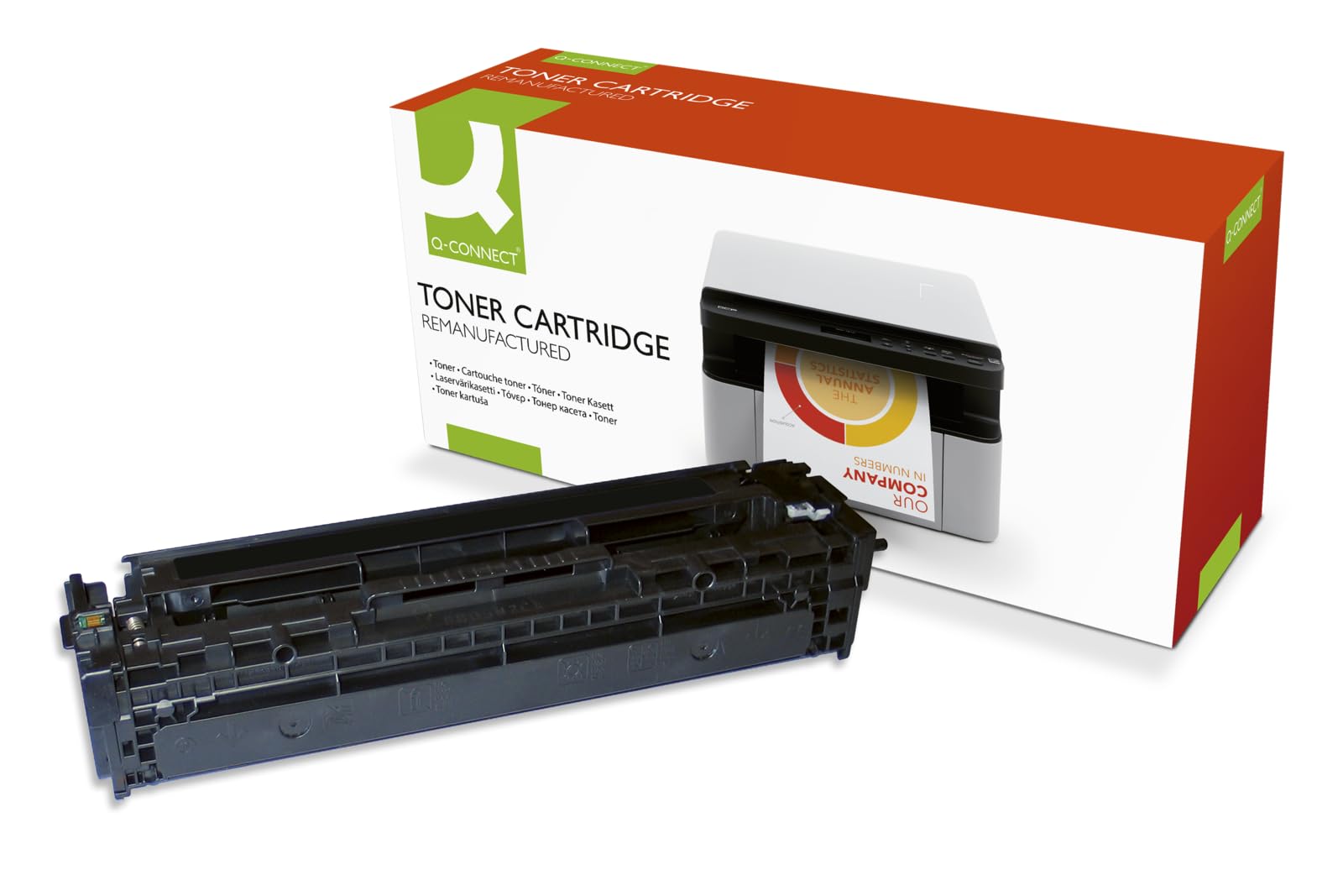 Q-Connect Compatible Solution HP 128A Black Laserjet Toner Cartridge CE320A