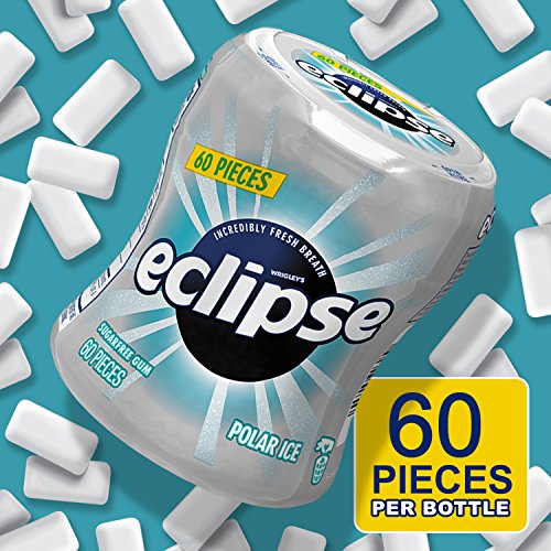 ECLIPSE Gum Polar Ice Sugar Free Chewing Gum 60Piece Bottle (4 Pack) Pricepulse