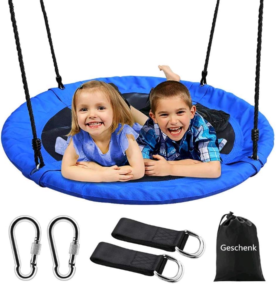 LKUDN Nest Swing Plate Swing Multi-Child Garden Swing up to 200 kg