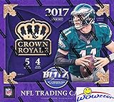 2017 Panini Crown Royale NFL Football EXCLUSIVE Factory Sealed Retail Box with TWO (2) AUTOGRAPH/MEMORABILIA Cards! Look for Rookies & Autographs of Deshaun Watson, Alvin Kamara & Many More! WOWZZER!