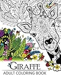Giraffe Adult Coloring Book: Designs with Henna, Paisley and Mandala Style Patterns Animal Coloring Books by Giraffe Adult Coloring Book, Adult coloring Books