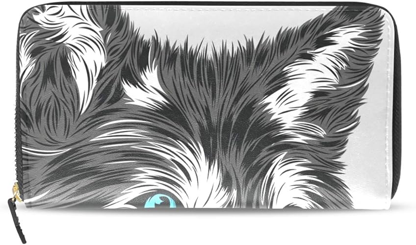 Amazon 財布 長財布 ラウンドファスナー 黒と白柄 ウォレット 本革 革 レザー カード 大容量 小銭入れ ブランド 人気 メンズ レディース 並行輸入品 財布