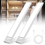 2 Pack 63-LED Motion Sensor Under-Counter Light