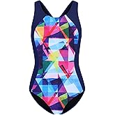 beautyin Girls One Piece Swimsuits Size 7-16 Athletic Racerback Bathing Suit