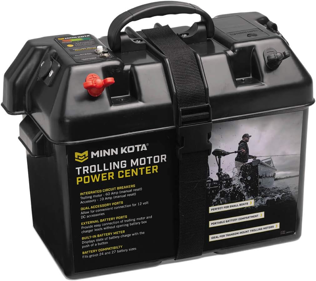 Minn Kota Trolling - Motor, Color Negro/Rojo: Amazon.es: Deportes y aire libre
