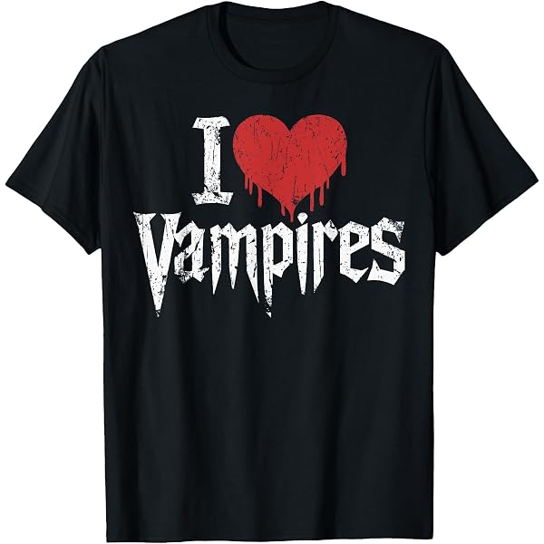 Amazon.com: I Heart Vampire I Love Vampires T-Shirt : Clothing