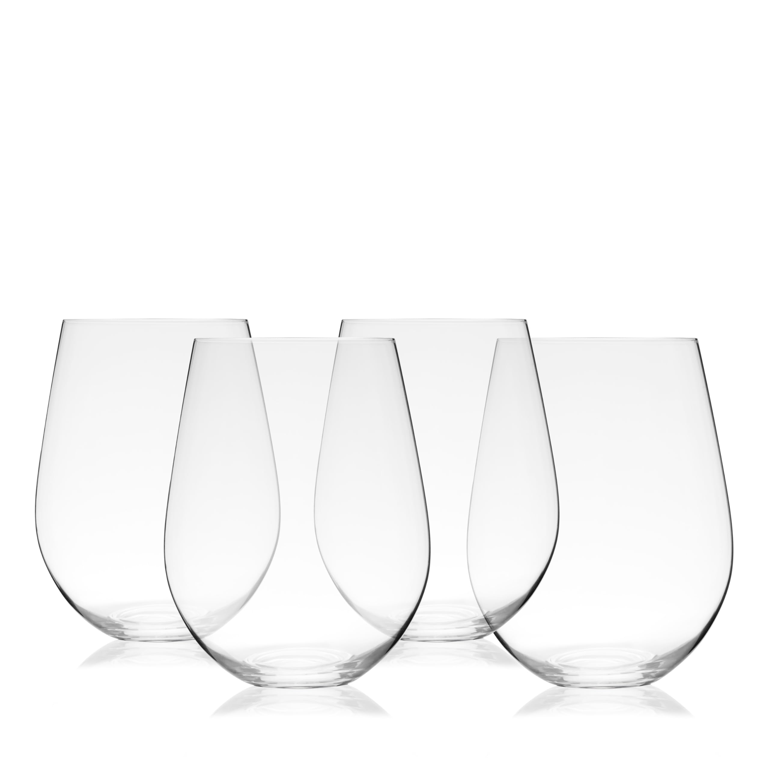 True Decor 2166 Grand Cru: Stemless Wine Glass, Clear