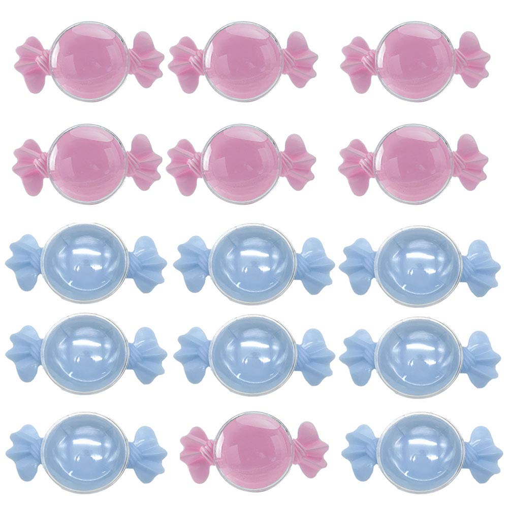 Schneespitze 24 Pcs Baby Baptism Gift Bottle,Fillable Bottles Candy Box,Candy Bottle Baby Shower Bottle,Mini Fillable Style Gift Box Newborn Birthday Party Decoration