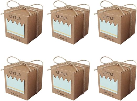 10 piezas de papel marrón cajas de regalo de dulces diy retro cajas de embalaje de
